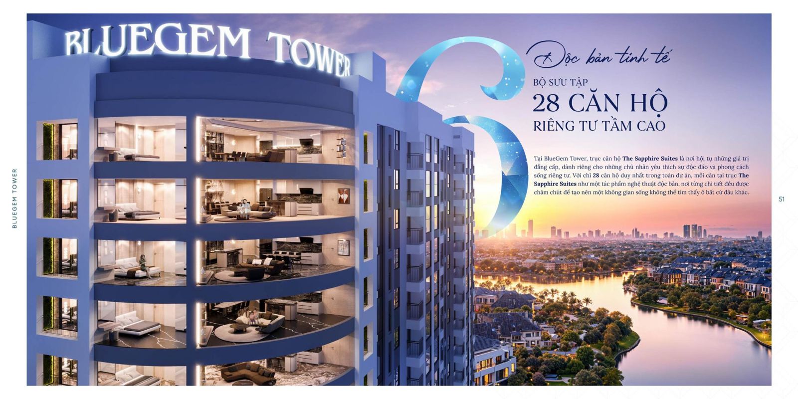Căn góc VIP BlueGem Tower