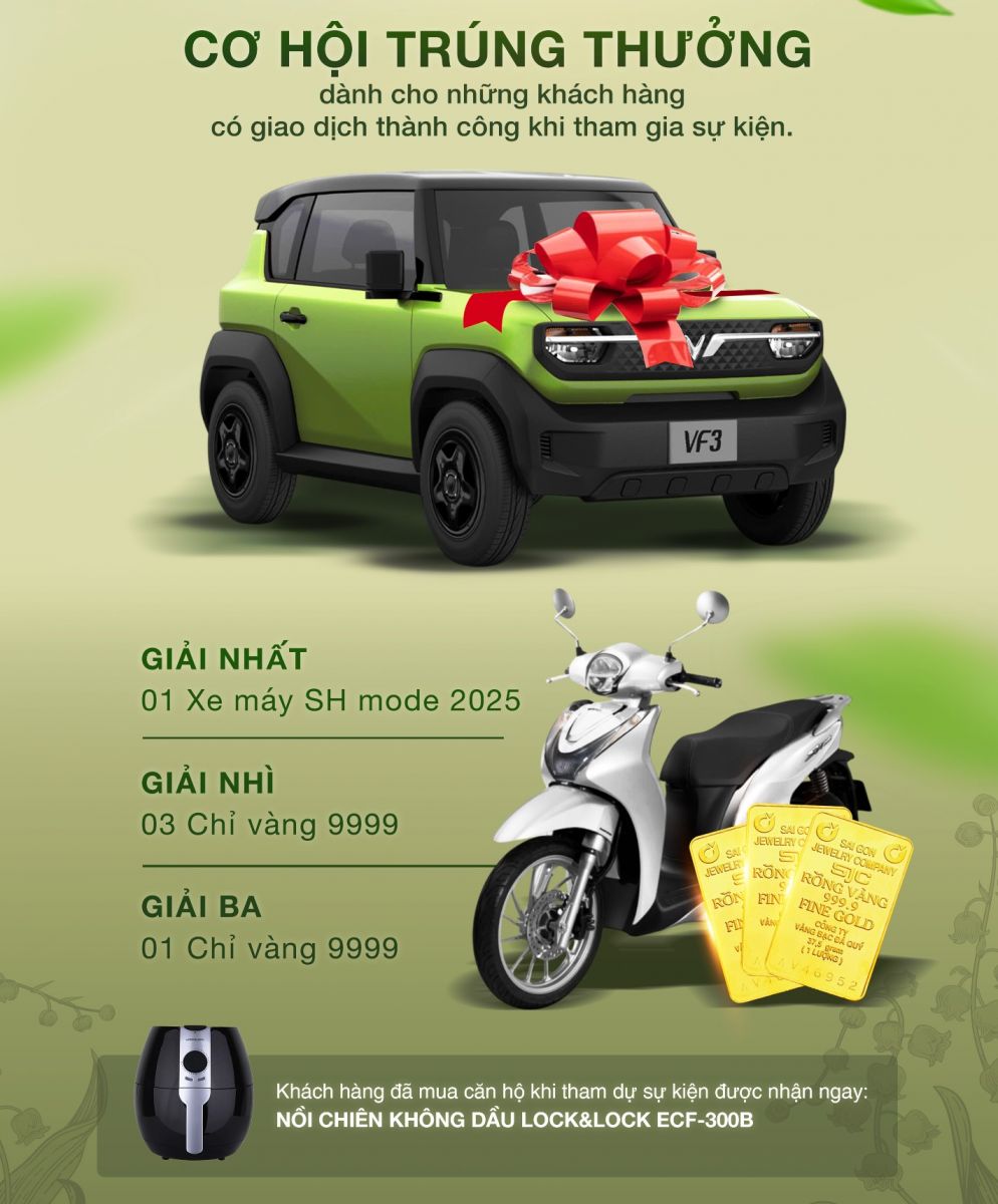 Quà tặng mở bán The Charm An Hưng